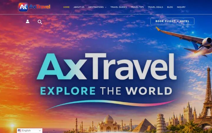 Screenshot of axtravel.co