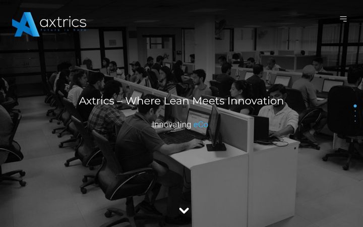 Screenshot of axtrics.com