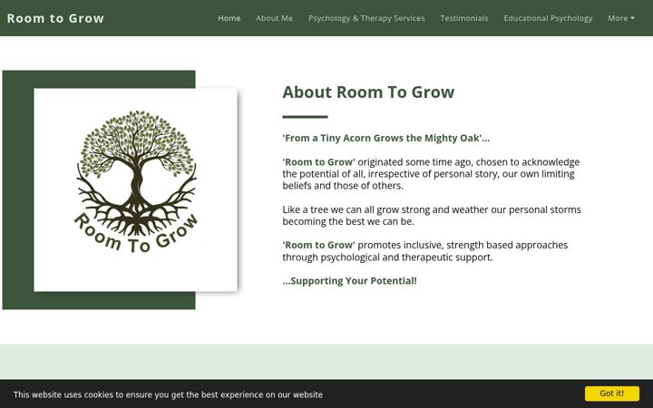 Screenshot of axuprtgpsychology.com
