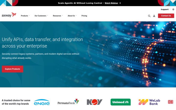 Screenshot of axway.es
