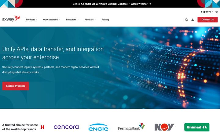 Screenshot of axway.it