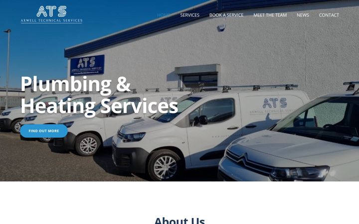 Screenshot of axwelltechnicalservices.co.uk