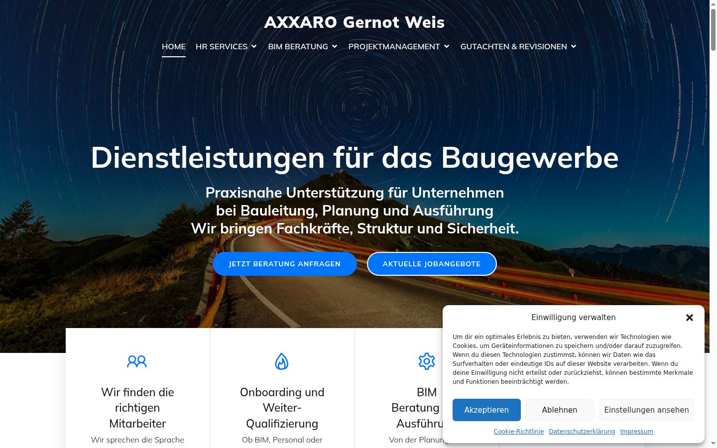 Screenshot tal-banner tal-kunsens muri qabel kwalunkwe interazzjoni
