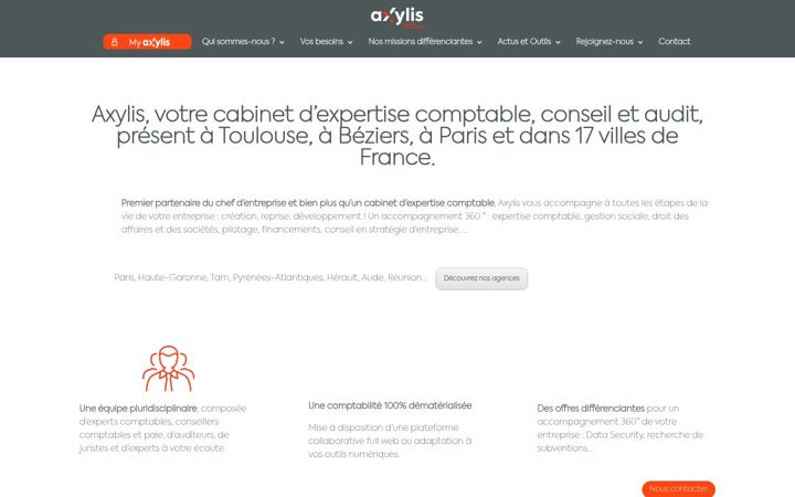 Zrzut ekranu axylis.fr