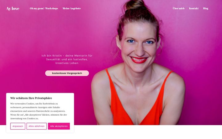 Screenshot van ay-love.de