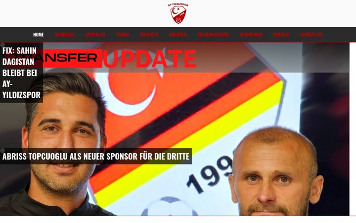 Screenshot van ay-yildizspor1992.de