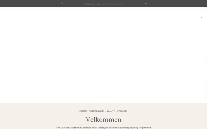 Screenshot of ayaandida.dk
