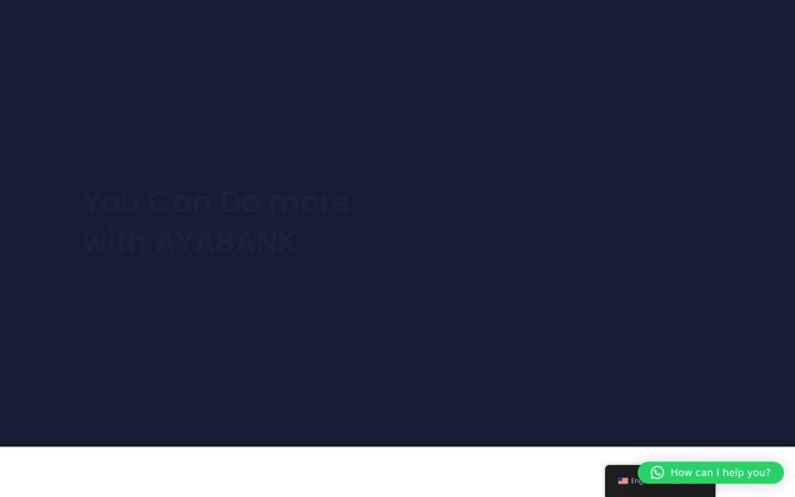 Screenshot of ayabank.us