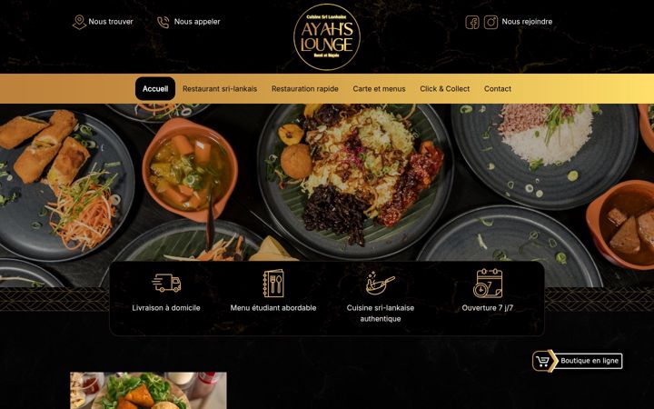 Screenshot of ayahslounge.fr