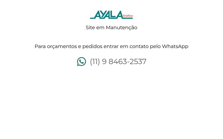 Snimka zaslona za ayalagrafica.com.br