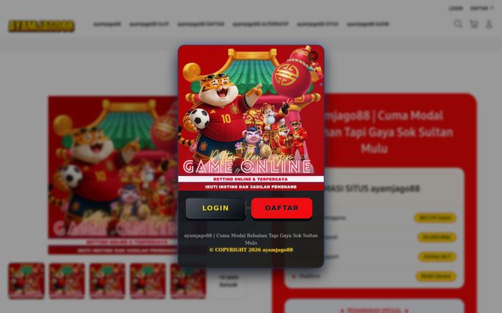 Screenshot of ayamjago88.org