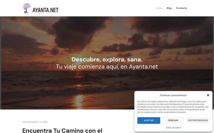 Screenshot of ayanta.net