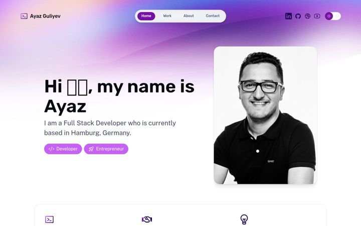 Screenshot of ayaz.im