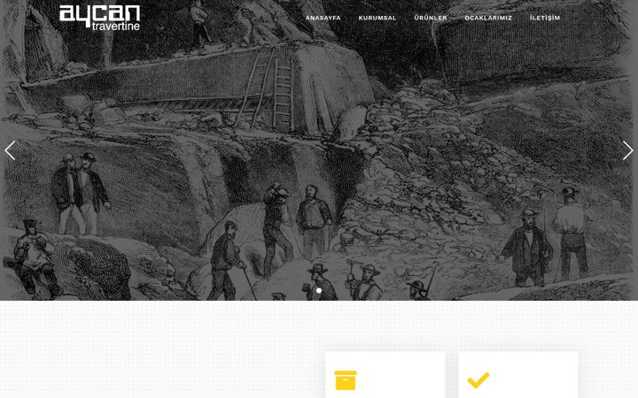 Screenshot of aycanmermer.com