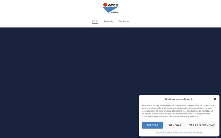 Screenshot of ayceasesoria.com