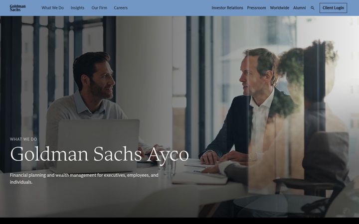 Screenshot of ayco.com