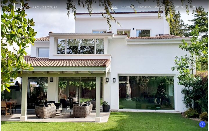 Captura de ecrã de aydarquitectura.es