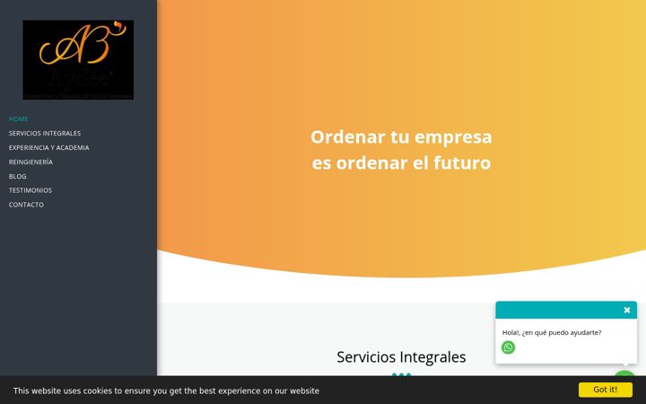 Screenshot of aydeeconsultora.com
