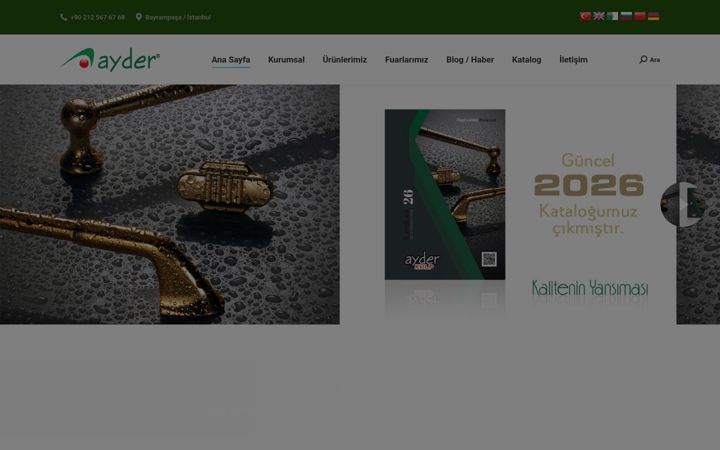 Capture d'écran de ayderaksesuar.com.tr