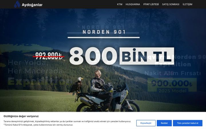 Screenshot of aydoganlarktm.com