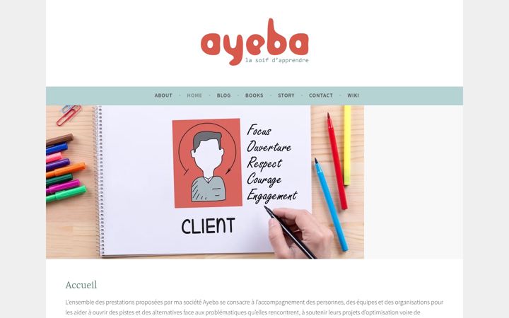 Screenshot of ayeba.fr