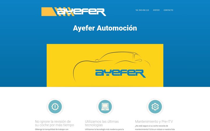 Screenshot of ayefer.com