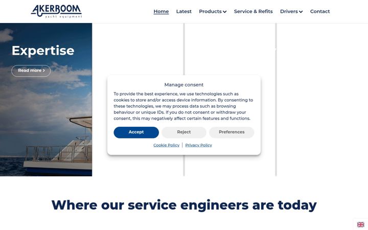 Screenshot of ayeholland.nl