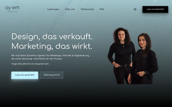 Screenshot di ayemmarketing.de
