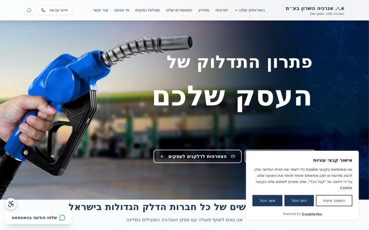 Screenshot of ayenergy.co.il
