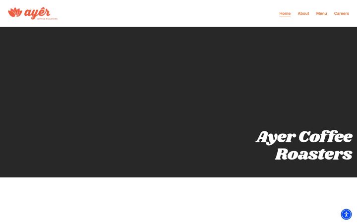 Screenshot of ayercoffee.com