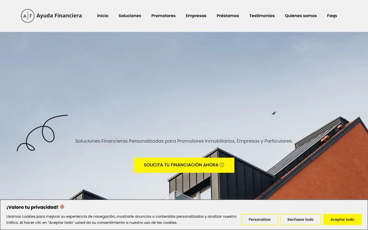 Screenshot of ayfinanciera.com