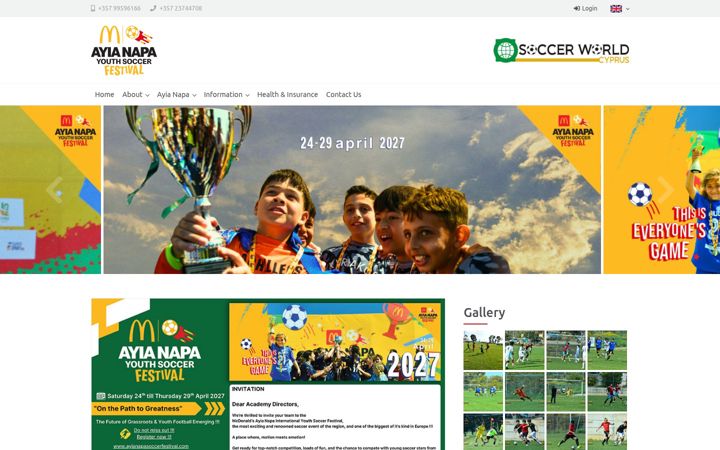 Screenshot of ayianapasoccerfestival.com
