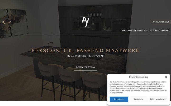 Screenshot of ayinterieurenontwerp.nl