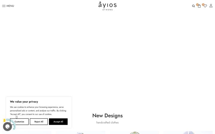 Screenshot of ayios.gr