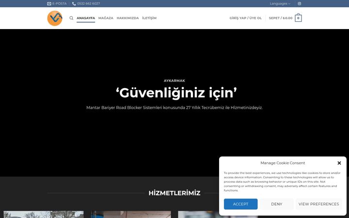 Capture d'écran de aykarmak.com.tr