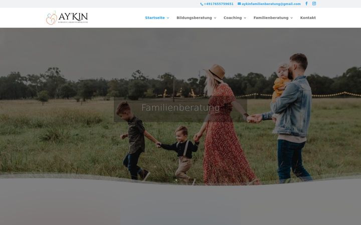 Ekrano kopija aykinfamilienberatung.de