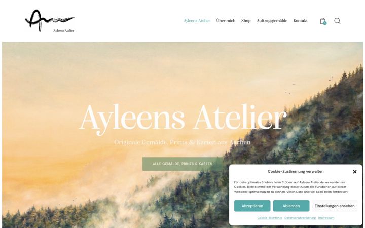 Képernyőkép: ayleensatelier.de