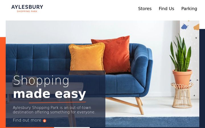 Screenshot of aylesburyshoppingpark.com