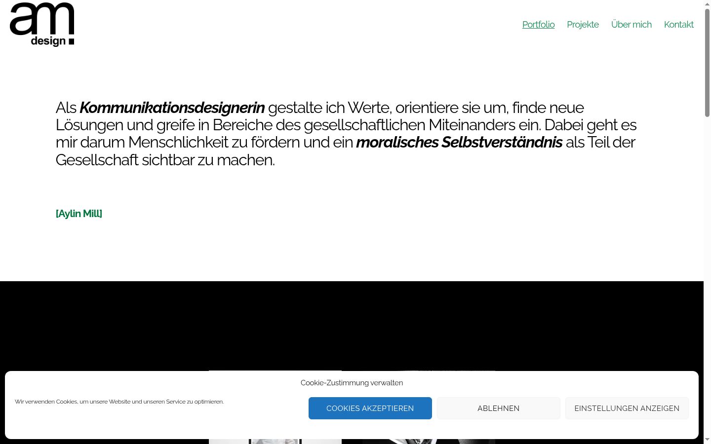 Sutikimo reklamjuostės, rodytos prieš bet kokią sąveiką, ekrano kopija