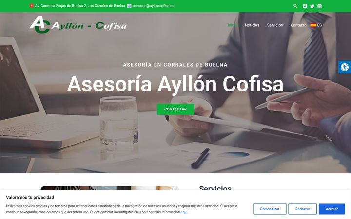 Skjermbilde av aylloncofisa.es