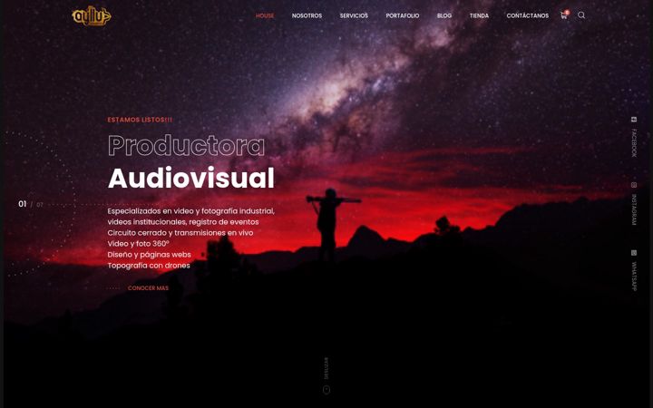 Screenshot of ayllumediahouse.pe