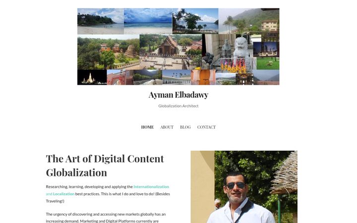 Screenshot of aymanelbadawy.com