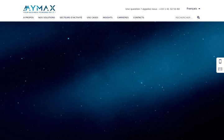 Screenshot of aymax.fr