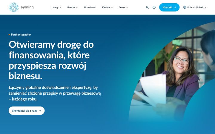 Screenshot of ayming.pl