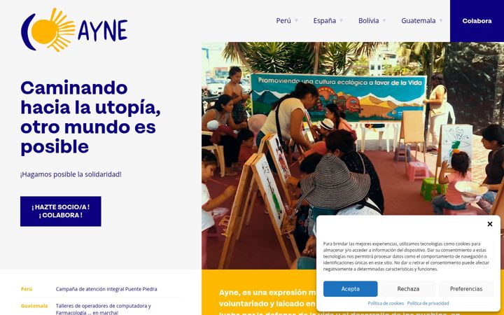 Screenshot of ayne.org