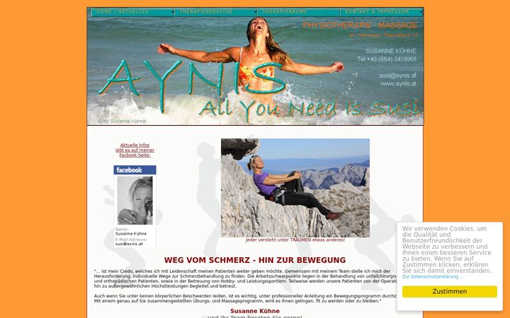 Screenshot stránky aynis.at