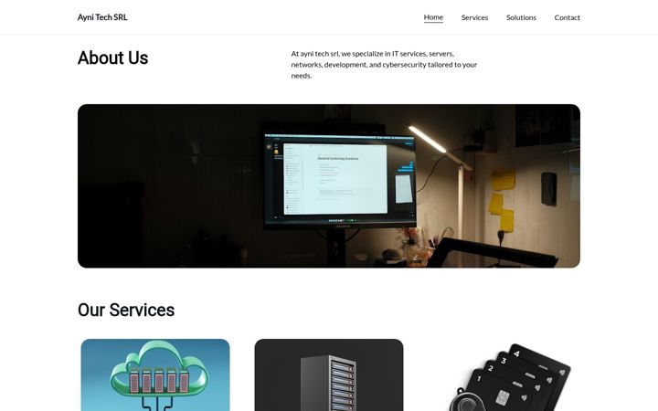 Screenshot of aynitech.online