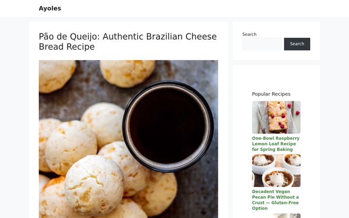 Screenshot of ayoles.com