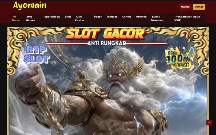 Screenshot of ayomainslot.org