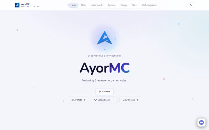 Screenshot of ayormc.net